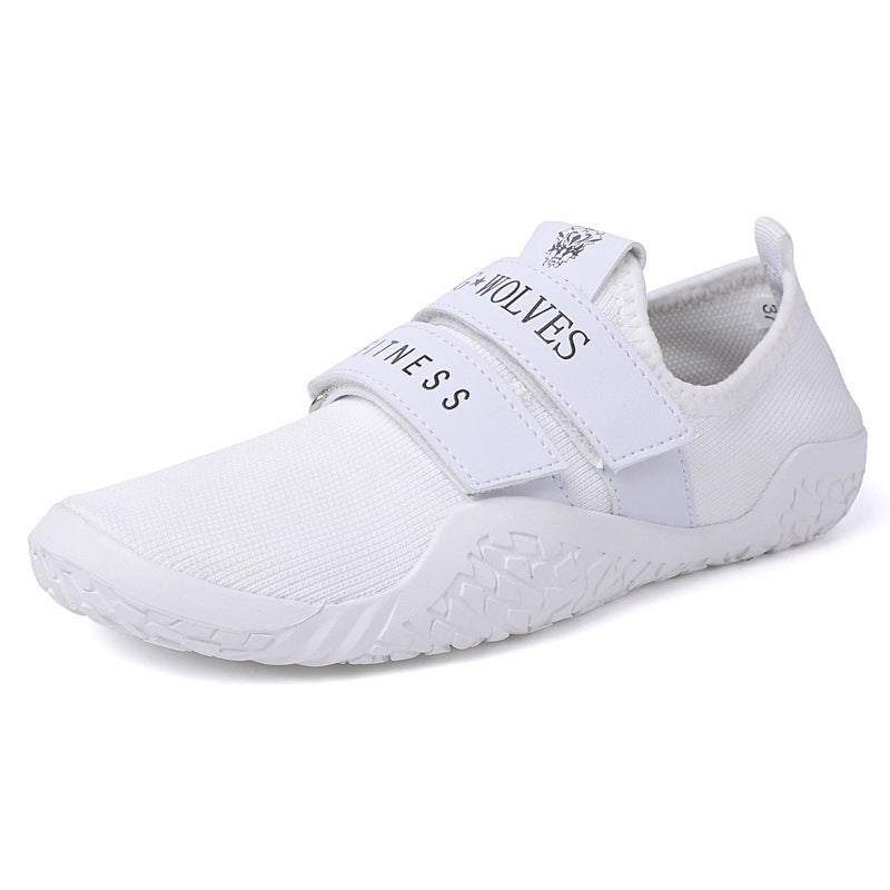 Generic Nine Wolf Fitness Squat Hard Pull Shoes Power Loft Running Bright Push Yoga Soft Bottom Indoor Barefoot Comprehensive Training White 