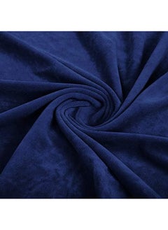 TL Care Heavenly Soft Chenille Fitted Crib Sheet for Standard Crib and Toddler Mattresses, Navy, 28 x 52, for Boys  - Image 2