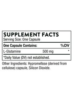 Thorne L-Glutamine - Dietary Supplement - 90 Capsules  - Image 2