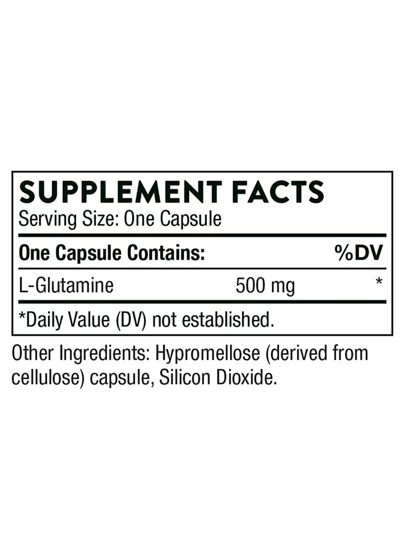 Thorne - L-Glutamine - Dietary Supplement - 90 Capsules - Image 1
