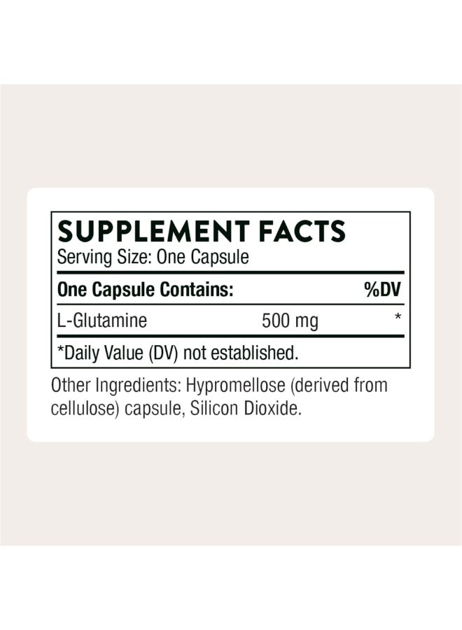 Thorne L-Glutamine - Dietary Supplement - 90 Capsules - Image 2