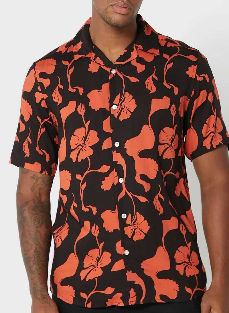 Only & Sons Casual Printed Regular Fit Shirt