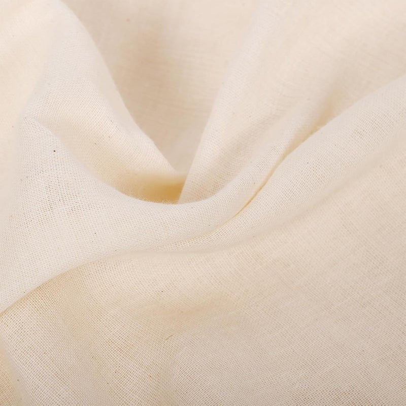 Abaodam Reusable Cheesecloth for Cooking and Tofu Straining, Double-layer 90x90cm Cotton Fabric Food Strainer, Unbleached Kitchen Cloth for Yogurt and Nut Milk Filtering - Image 5