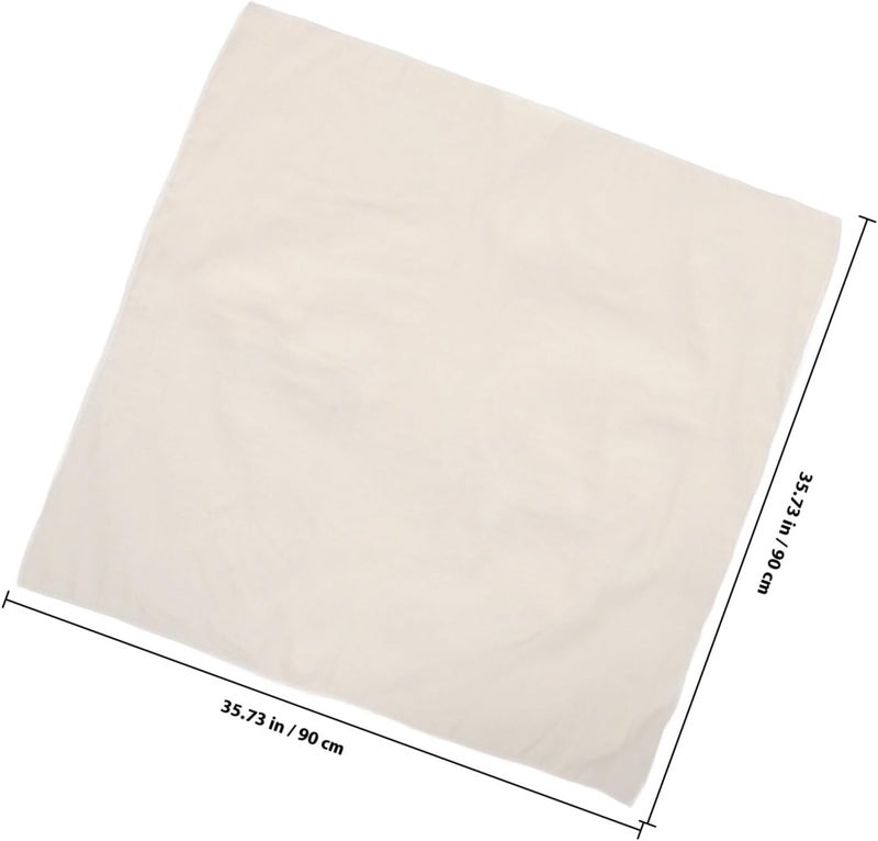 Abaodam Reusable Cheesecloth for Cooking and Tofu Straining, Double-layer 90x90cm Cotton Fabric Food Strainer, Unbleached Kitchen Cloth for Yogurt and Nut Milk Filtering - Image 2