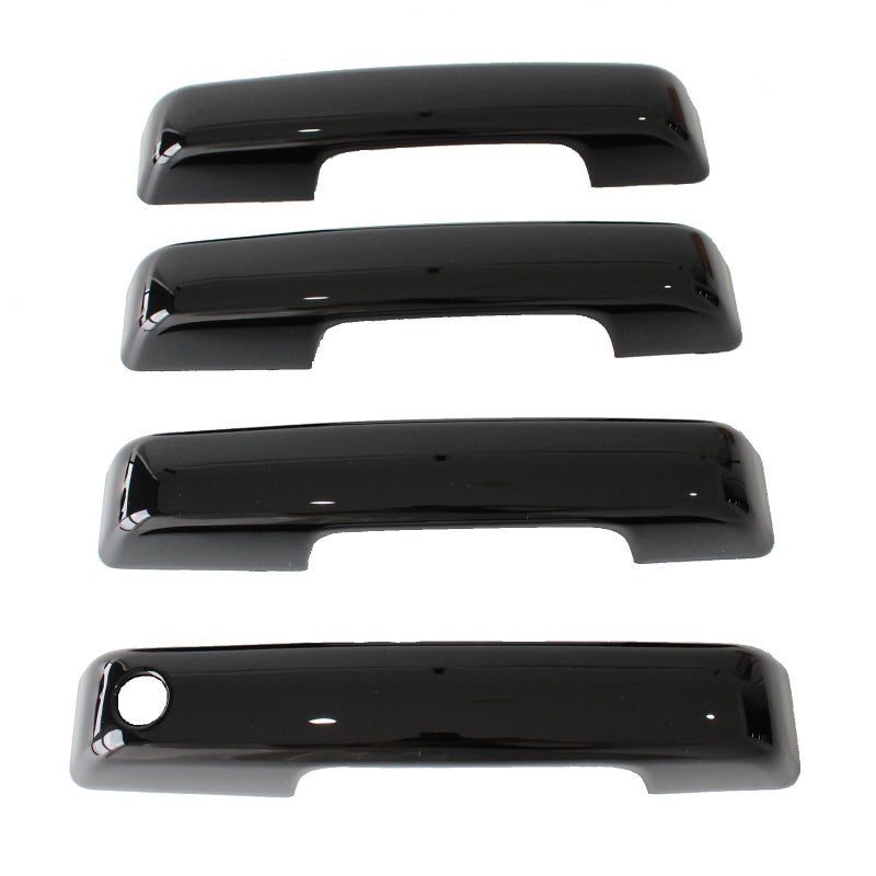 AUCERAMIC Gloss Black Exterior Door Handle Covers Trim Fit for Ford F150 Bronco 20212025 for Ford F250 F350 F450 F550 Super Duty 20232025 Without Passenger Side Keyhole and Smart Keyhole - Image 2