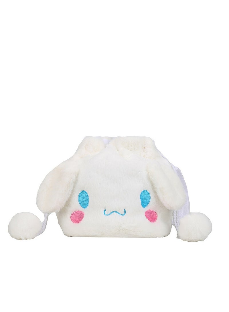 Sanrio Cinnamon Shoulder Bag Plush Bag Crossbody Bag Bucket Storage Bag - Image 2