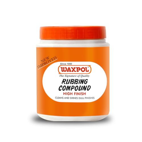Waxpol Rubbing Compound (High Finish 1Kg) For Deep Scratches, Sandpaper Marks, Swirls & Hologram - Image 1