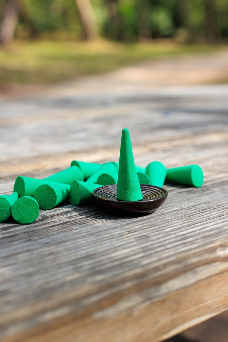 Mosquito Guard 45pcs Mosquito Repellent Incense Cone with 2 Ceramic Dishes - Mosquito Repellent for Patio – No Deet Plant Based Mosquito Repellent Outdoor - Image 4