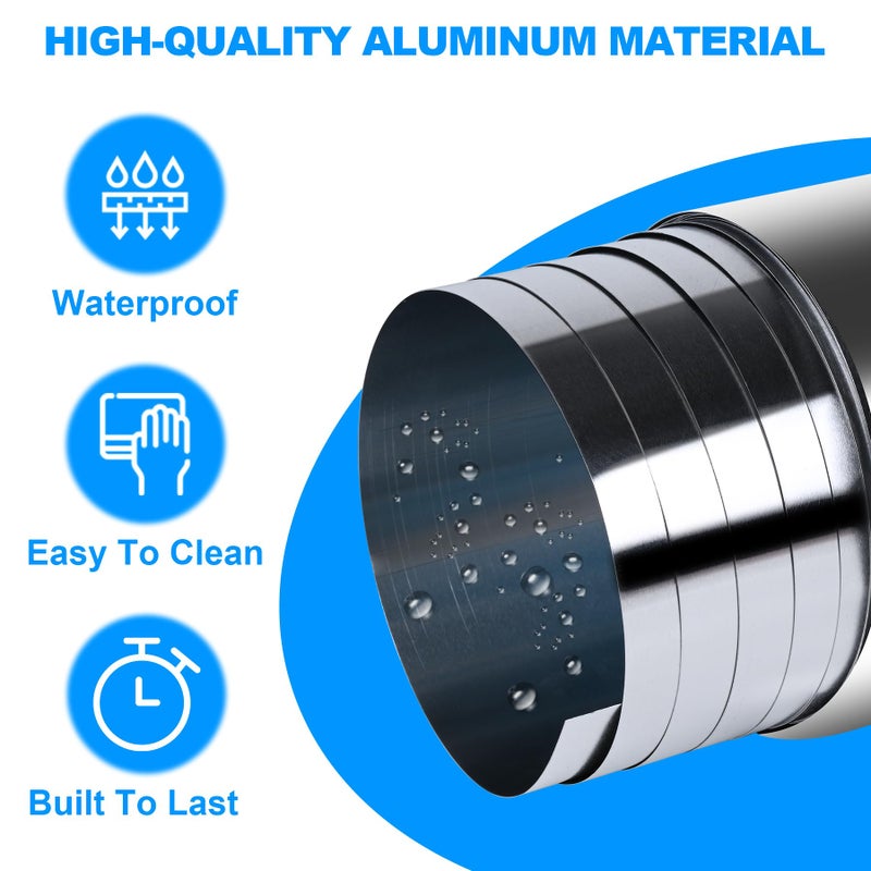 Tottist Aluminum Roof Flashing Roll - Sealing Windows, Doors, Siding & Roofing Ideal for Moss & Mildew Prevention (14" x 10') - Image 3