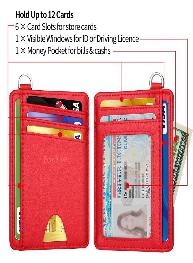 EcoVision Slim Minimalist Front Pocket Wallet, RFID Blocking Credit Card Holder Wallet with Detachable D-Shackle for Men Women - Image 5