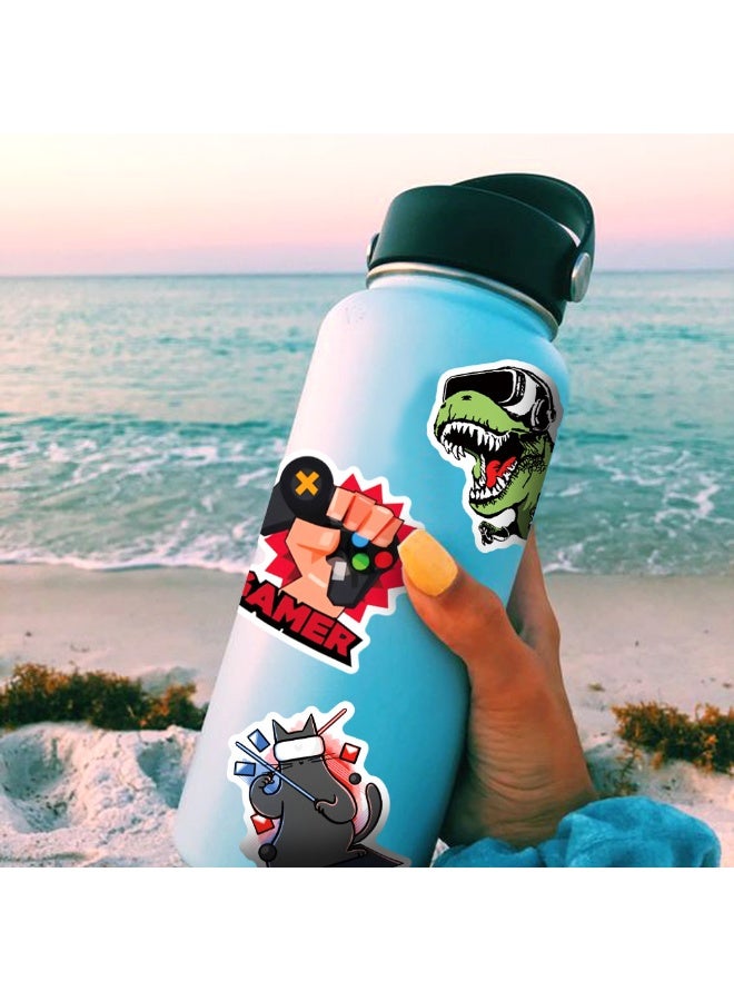 ORAINBOW 50Pcs Play Game Stickers Cool Cartoon Trendy Gamepad Waterproof Gaming Sticker for Teen Adult Water Bottle Laptop Skateboard Bike Phone Computer Travel Case - Image 4