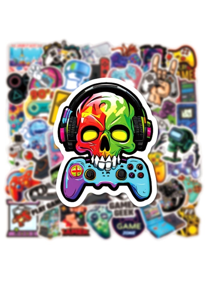 ORAINBOW 50Pcs Play Game Stickers Cool Cartoon Trendy Gamepad Waterproof Gaming Sticker for Teen Adult Water Bottle Laptop Skateboard Bike Phone Computer Travel Case - Image 5