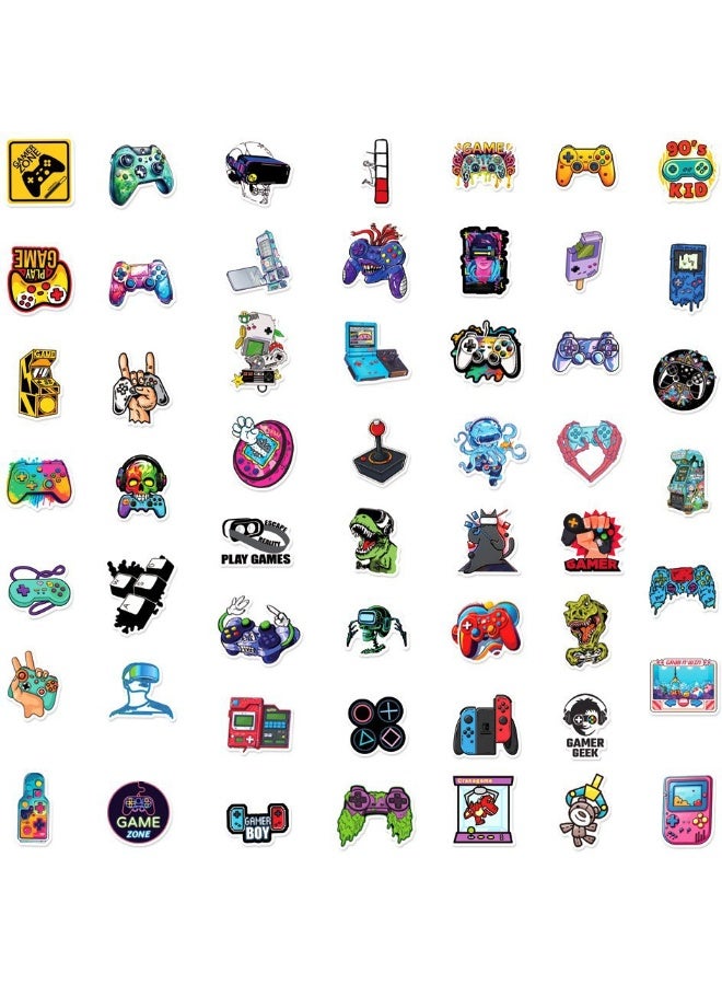 ORAINBOW 50Pcs Play Game Stickers Cool Cartoon Trendy Gamepad Waterproof Gaming Sticker for Teen Adult Water Bottle Laptop Skateboard Bike Phone Computer Travel Case - Image 2