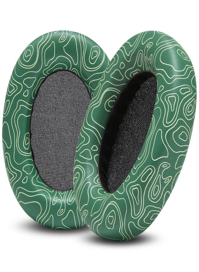 WC PadZ Crusher ANC 2 - Premium Replacement Earpads for Skullcandy Crusher ANC 2 Over-Ear Headphones by Wicked Cushions | Enhanced Comfort & Sound Isolation | Emerald Tide - Image 1