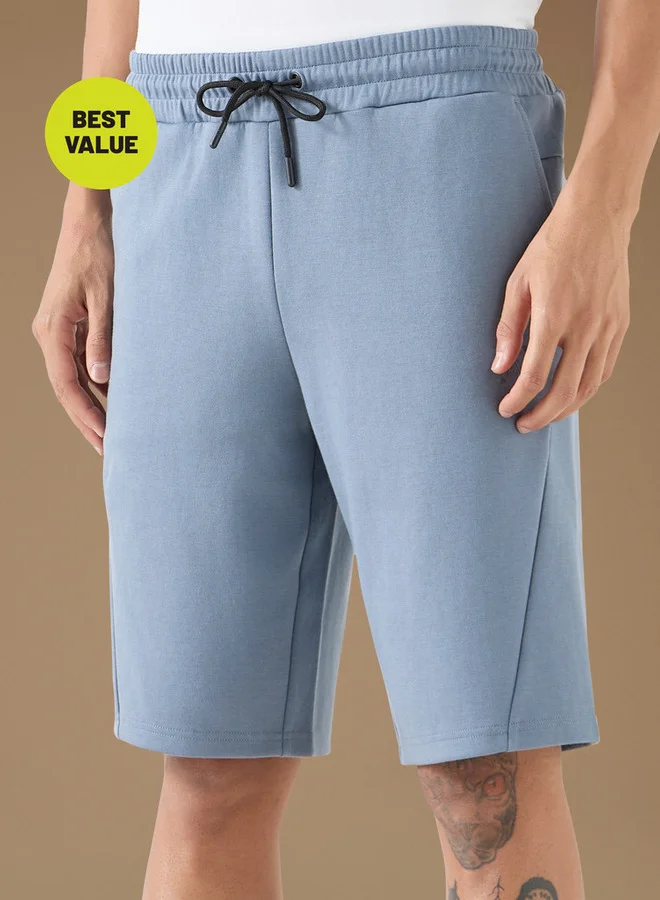 ADOT by Splash Shorts with Elasticated Waistband and Pockets