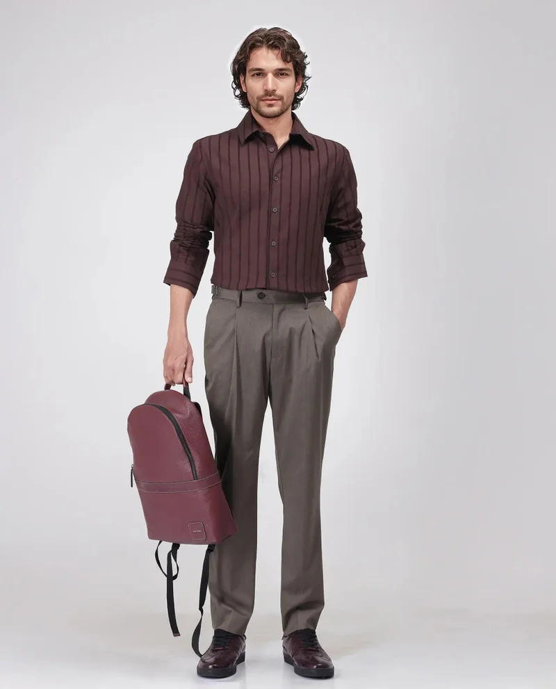 Rare Rabbit Men's Single Pleated Italian Pants