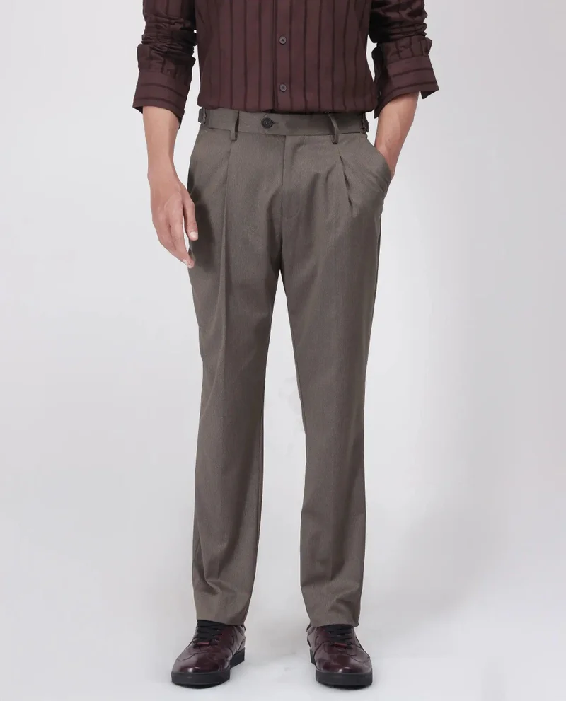Rare Rabbit Men's Single Pleated Italian Pants