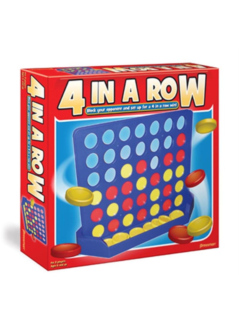 Pressman Pressman 4 In A Row  The Head to Head Game of Strategy  5 Multicolor  - Image 1