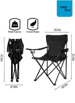 Portable Camping Chairs Enjoy the Outdoors with a Versatile Folding Chair Sports Chair Outdoor Chair & Lawn Chair Black - pzsku/ZEFF5D49032A870B8B63FZ/45/1741318804/e54b8295-6de7-488e-a8f2-52aef0ac076f