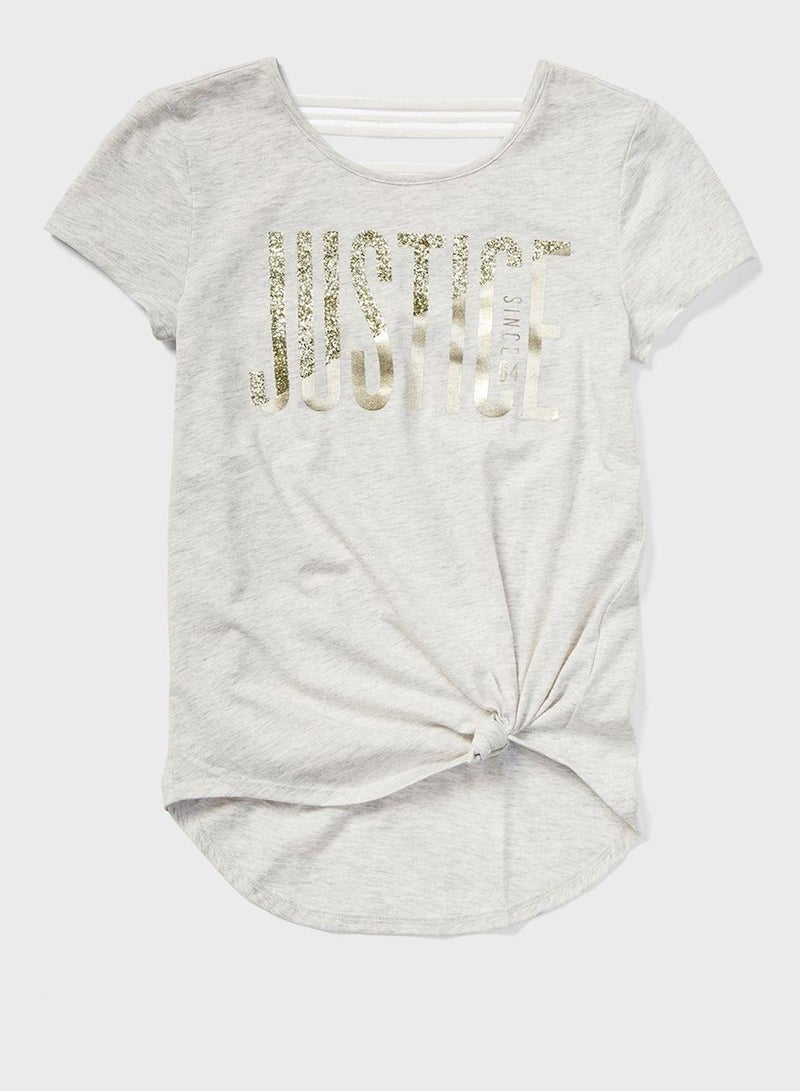 جاستس بلوزة مزينة بترتر - Image 1