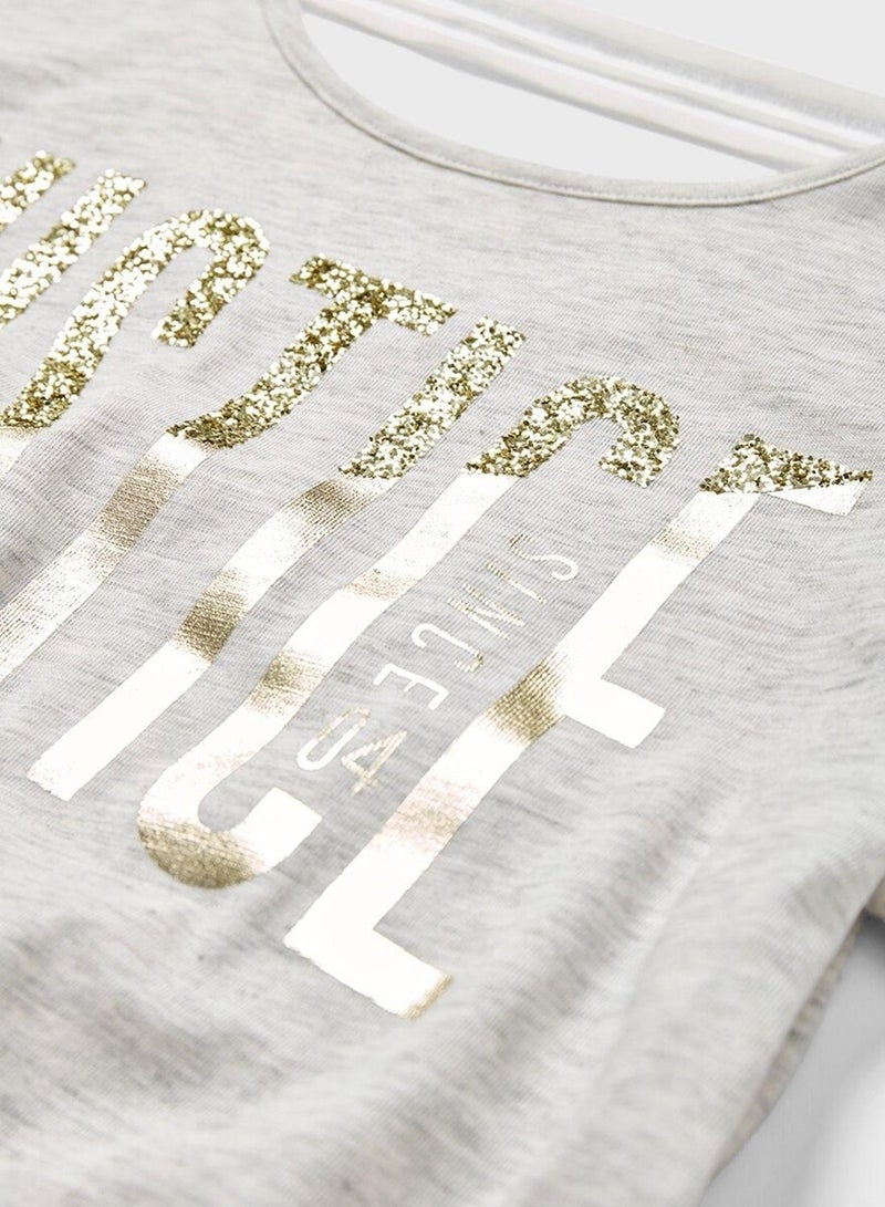 جاستس بلوزة مزينة بترتر - Image 2