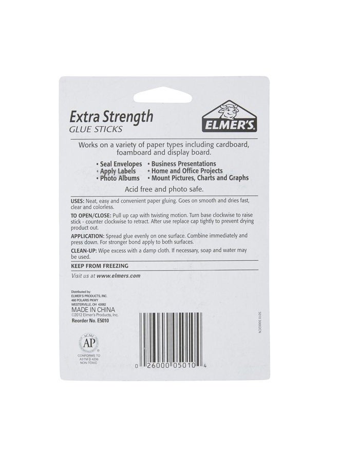 Elmer's-E5010 Extra Strength Glue Sticks, 0.28 Ounces, 4 Count - Image 4