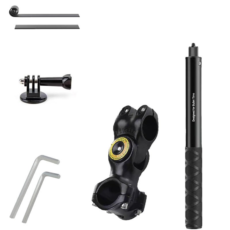 Talent Motosiklet Bisiklet Gidon Fikstürü Telefon Kamera Montaj Braketi Adaptörü ve Insta 360 X3/one X2/one R Için Monopod Standı (Yurt Dışından)