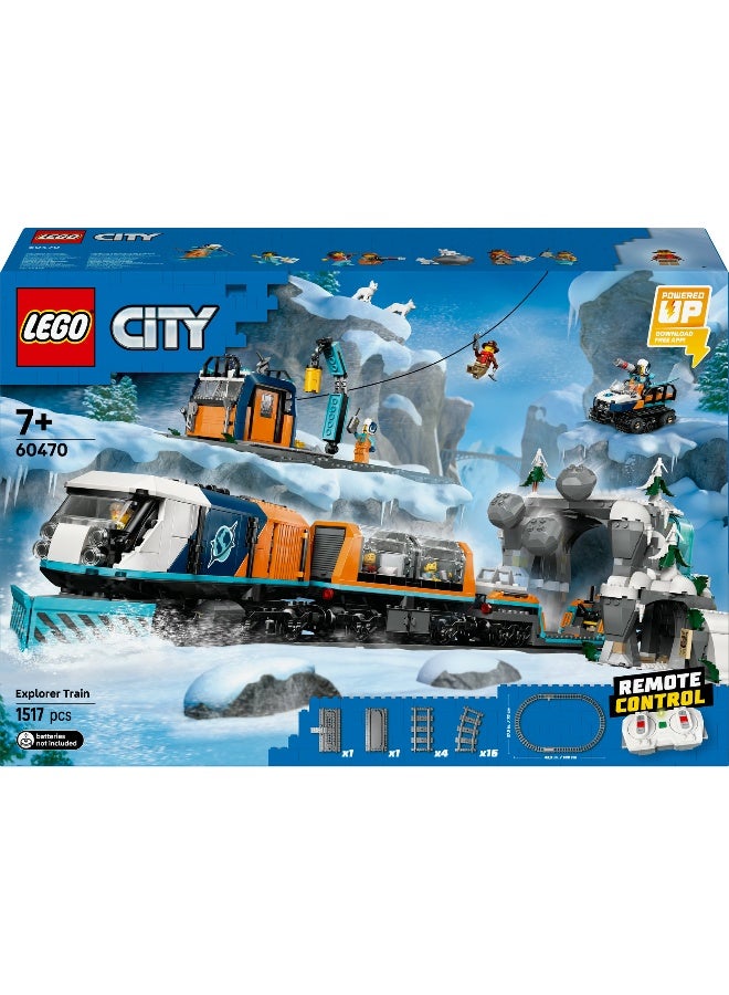 LEGO LEGO City Explorers’ Arctic Polar Express Train 60470 Building Set (1517 Pieces) - Image 2