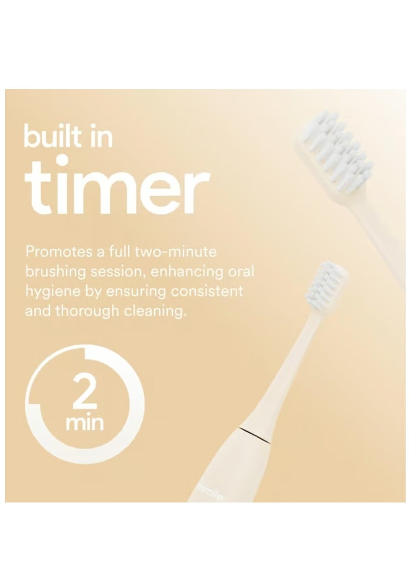 HiSmile - Cream Colored Electric Toothbrush - Image 1