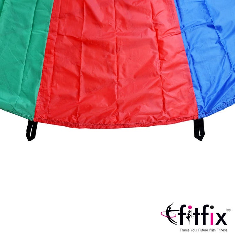 Fitfix ® Kids Play Parachute 12 Feet with 12 Handles and Carry Bag – Perfect for Fun, Learning, and Physical Activity in Preschool, Birthday Parties, and Everyday Play - Image 5