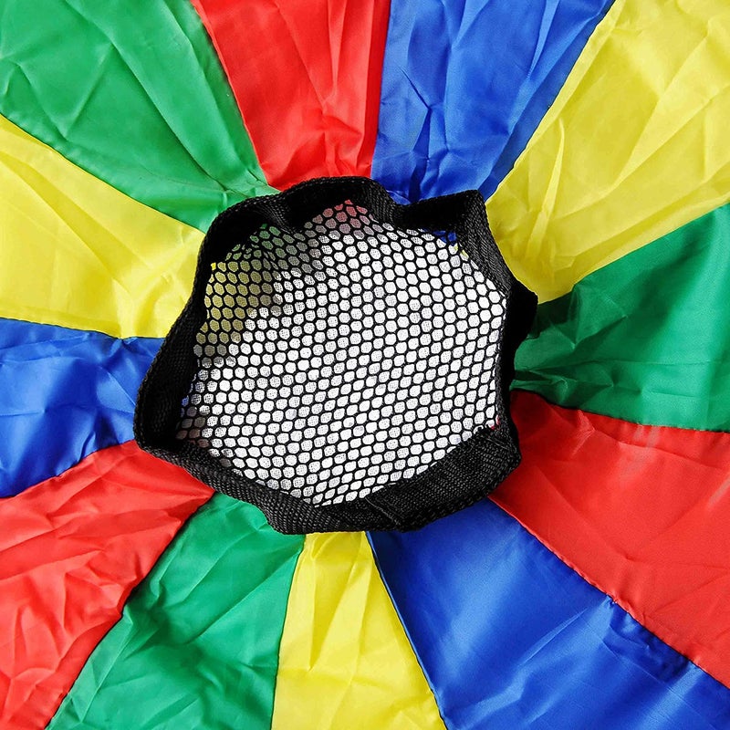 Fitfix ® Kids Play Parachute 12 Feet with 12 Handles and Carry Bag – Perfect for Fun, Learning, and Physical Activity in Preschool, Birthday Parties, and Everyday Play - Image 3