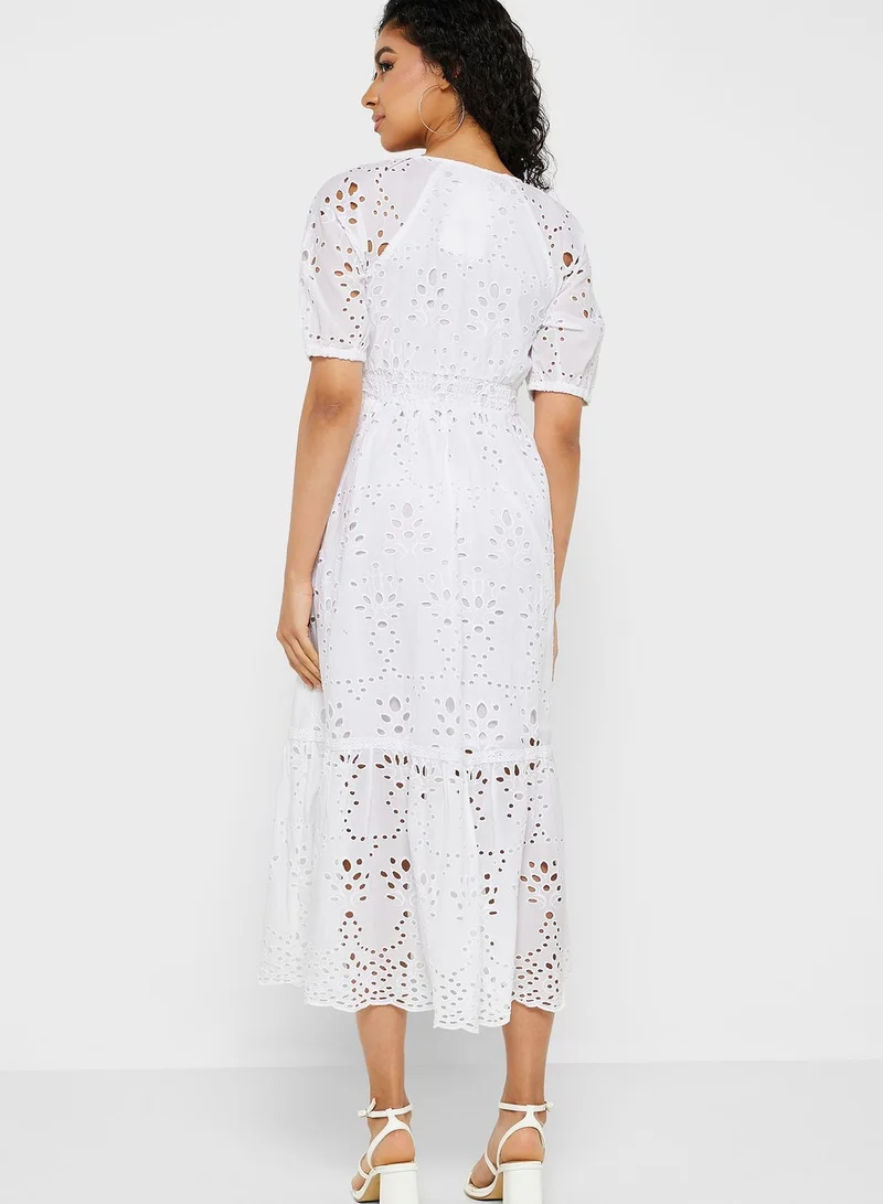 YAS Openwork Detail Dress