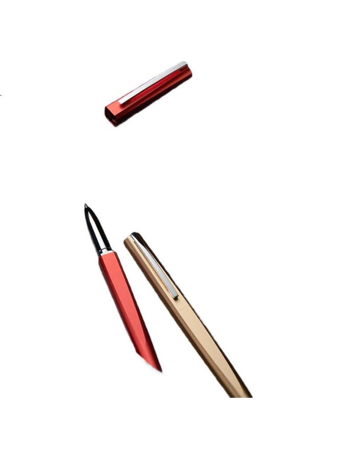 Kaco قلم كاكو بريميوم سيغنيتشر 0.5 مم أسود قلم حبر جاف، هدية عيد ميلاد للرجال والنساء، هدية عمل، هدية رأس السنة، أسود - Image 2