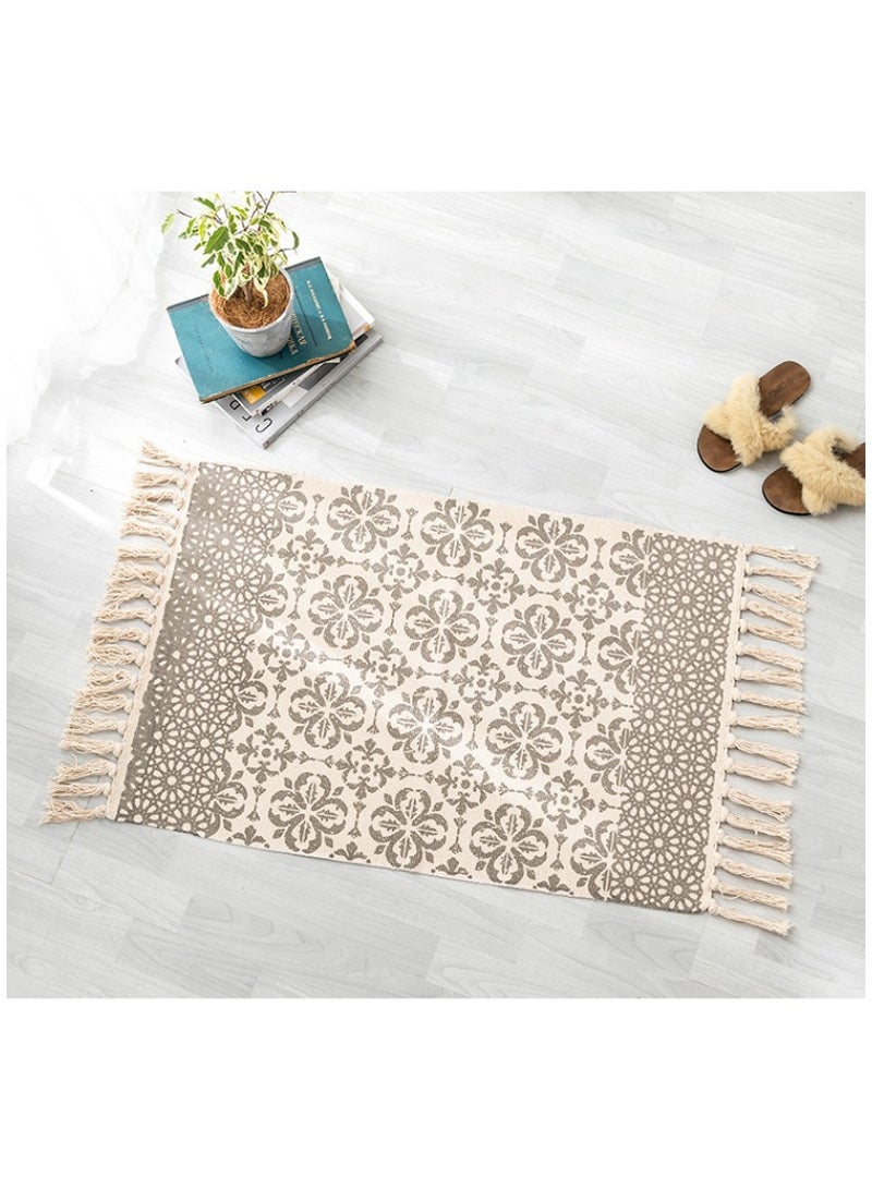 بيتوبي المطبخ حمام غرفة الطعام نسيج يدويا السجاد المستطيل الناعم الرجعية السجاد السرير القابل للغسل البساط المضادة للانزلا - Image 5