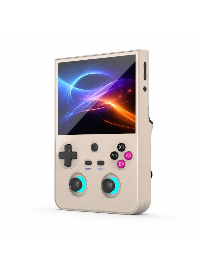 ANBERNIC RG477V Handheld Game Console, 4.7-Inch 120Hz IPS Touchscreen, Dimensity 8300, 8GB RAM 128GB, Android 14, Hall Joysticks, Wi-Fi 6, Bluetooth 5.4, Beige - Image 1