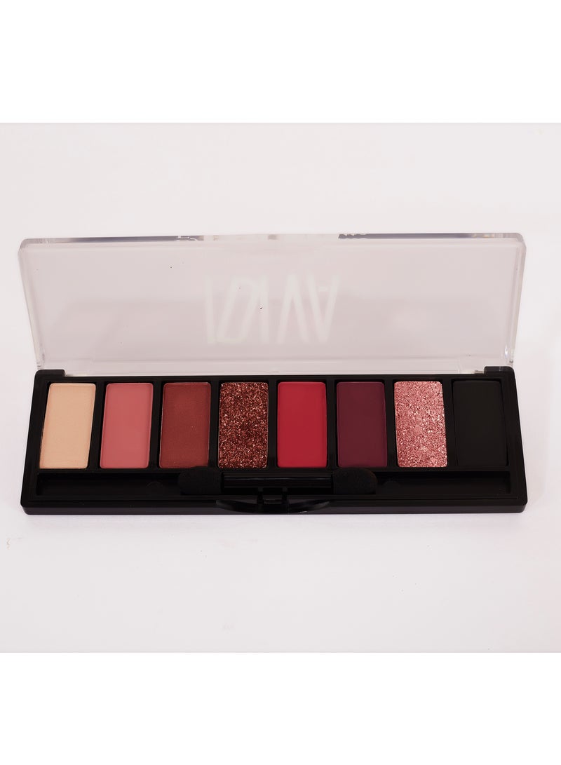 IDIVA Eyeshadow Palette powder with 8 amazing colors. - Image 1