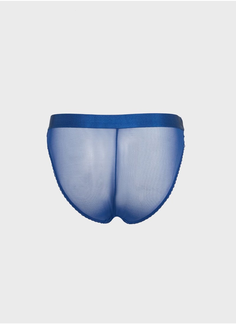 Boux Avenue - 3D Floral Embroidered Brazilian Brief - Image 1