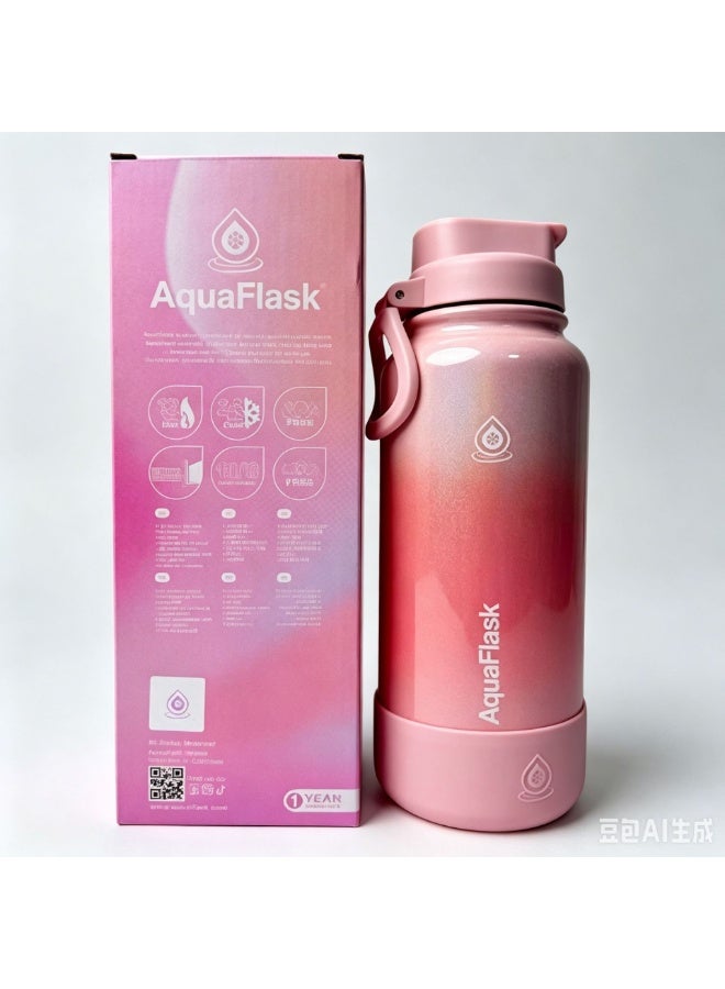 AquaFlask Stainless Steel Water Bottle - Image 1