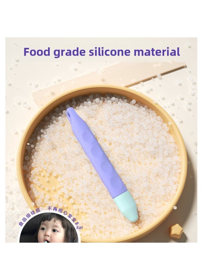 Children's Touch Screen Pen For Early Education Machine Learning Machine Children's Class Color Cartoon Point Touch Pen-Color:Fingerprint Purple  - Image 4