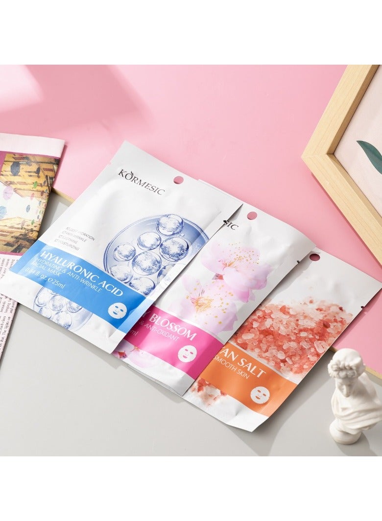 Kormesic قناع ساكورا مشرق وترطيب 25 مل-5 عبوات - Image 5