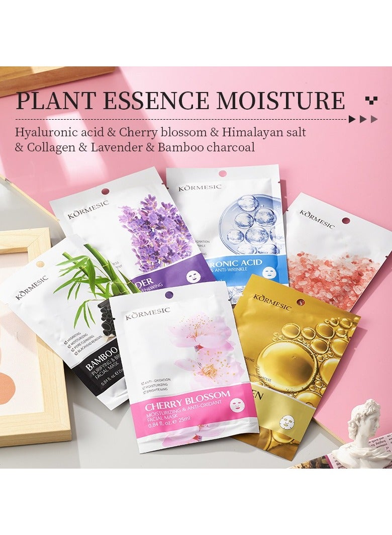 Kormesic قناع ساكورا مشرق وترطيب 25 مل-5 عبوات - Image 4