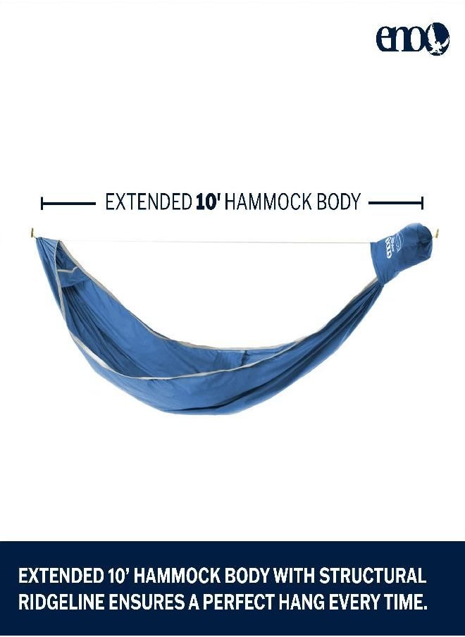 Eno ENO, Eagles Nest Outfitters JungleNest Hammock, Pacific  - Image 5