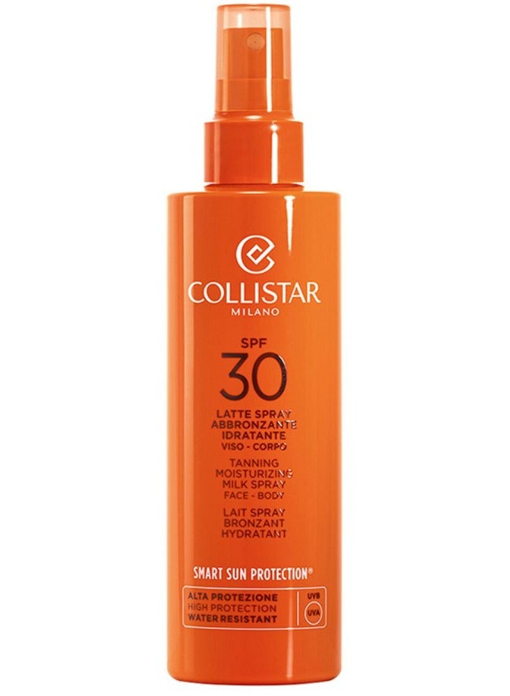 COLLISTAR Collistar Tanning Moisturizing Milk Spray Face and Body SPF30 200ml - Image 1
