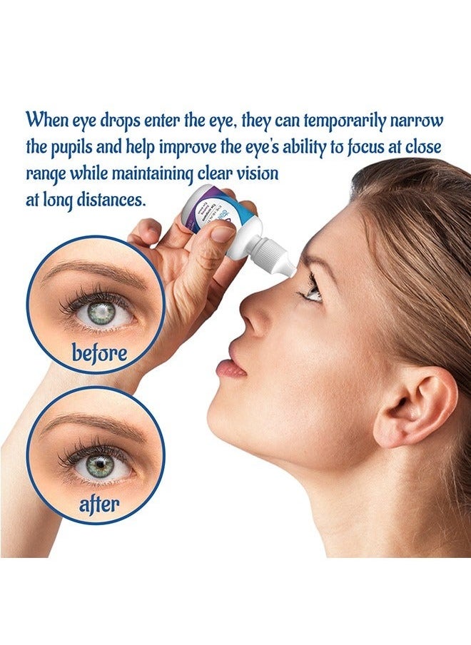 EELHOE - Eye Drops for Dry Eyes, Dry Eye Therapy Lubricant Eyedrops, Provides Long Lasting Relief,Relieves Discomfort Dry Eyes,  Astringent Eye Fatigue, Blurred Vision, 30 mL - Image 1