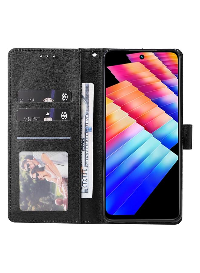 S-TOP Case For Infinix Hot 30 Play 3 Card Slots Multifunctional Leather Phone Case - Image 4