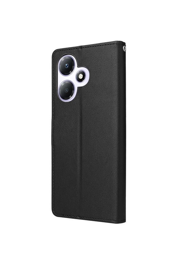 S-TOP Case For Infinix Hot 30 Play 3 Card Slots Multifunctional Leather Phone Case - Image 3