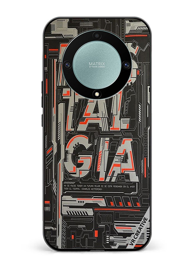 VR CREATIVE Protective Case Cover For Honor X9b Nostalgia Design Multicolour - Image 1