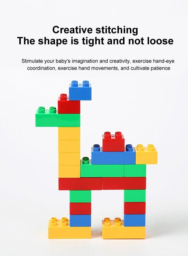 جساي تويز 40 قطعة غير سامة البلاستيك البناء الإبداعي كتلة الأطفال لعب الأطفال التعليم - Image 2