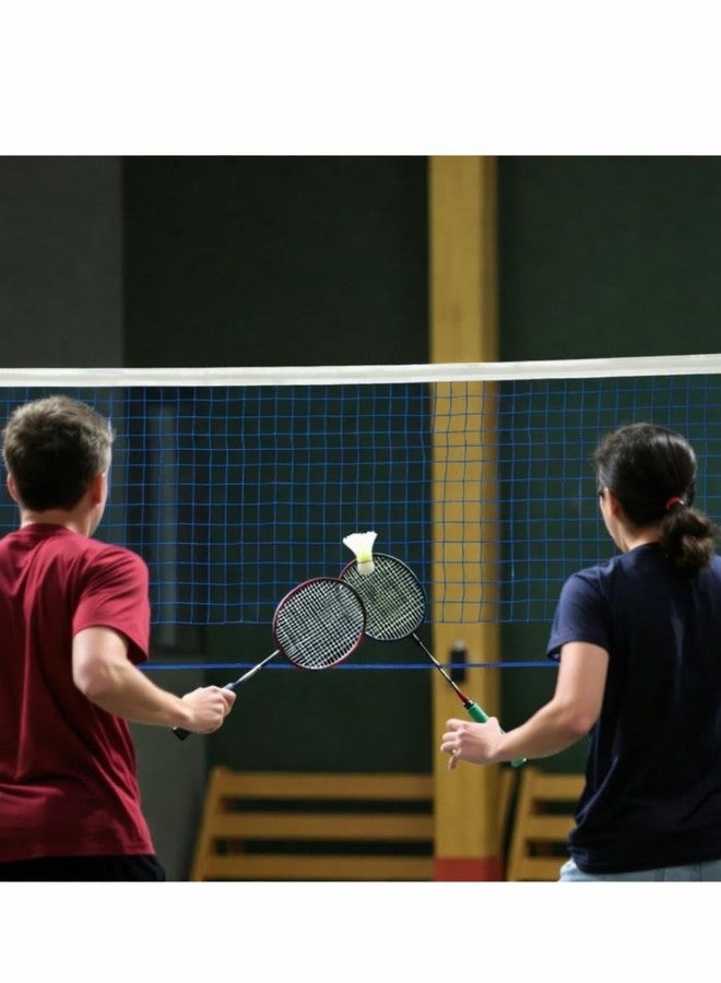 BOSCO Badminton Net Blue, sutable for Outdoor and Indoor, Waterproof and Nylon Material, Four Side Tape, Full Size 2.5x20 Easy to Setup and Carry. - Image 3