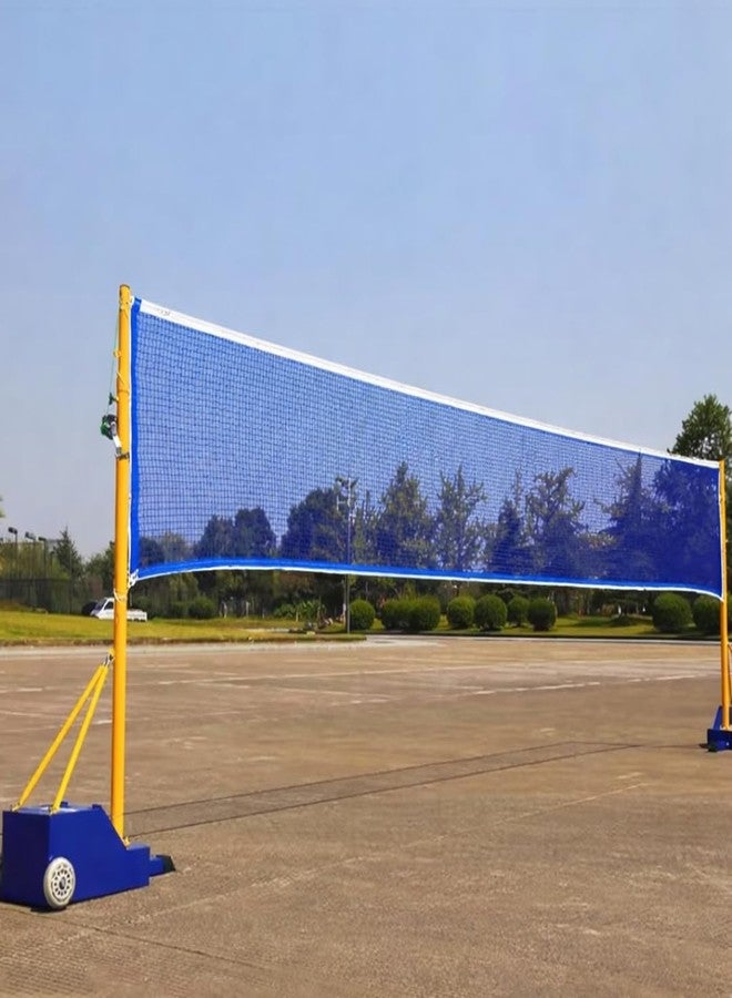 BOSCO Badminton Net Blue, sutable for Outdoor and Indoor, Waterproof and Nylon Material, Four Side Tape, Full Size 2.5x20 Easy to Setup and Carry. - Image 2